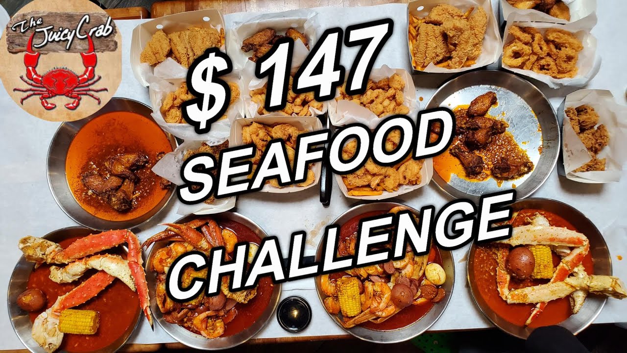 $147 of Seafood - BEST EATING CHALLENGE EVER - The Juicy Crab