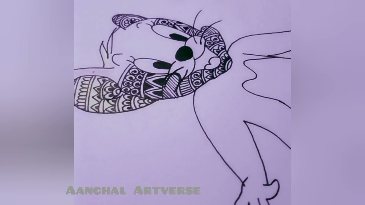 Jerry Mandala Art || Easy Mandala Art for beginners || step-by-step Mandala Art || 