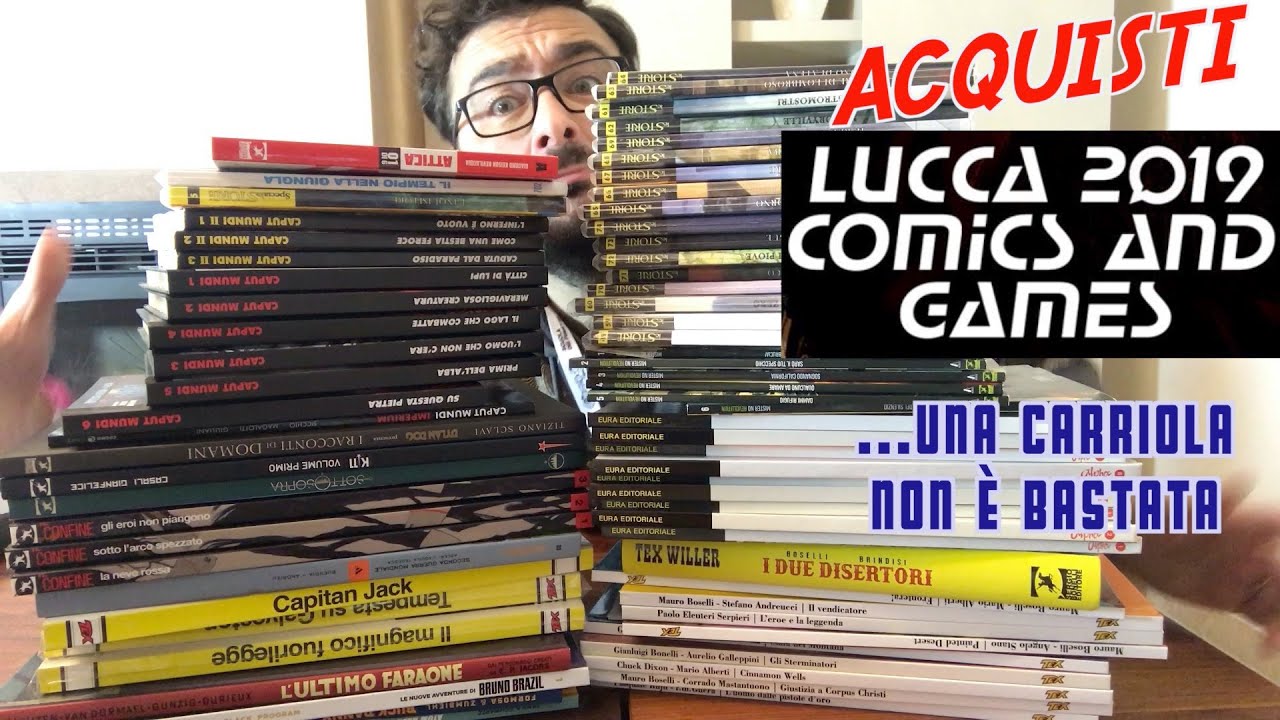 Video Acquisti Lucca Comics 2019 - Fumetti Bonelli Panini Editoriale Cosmo
