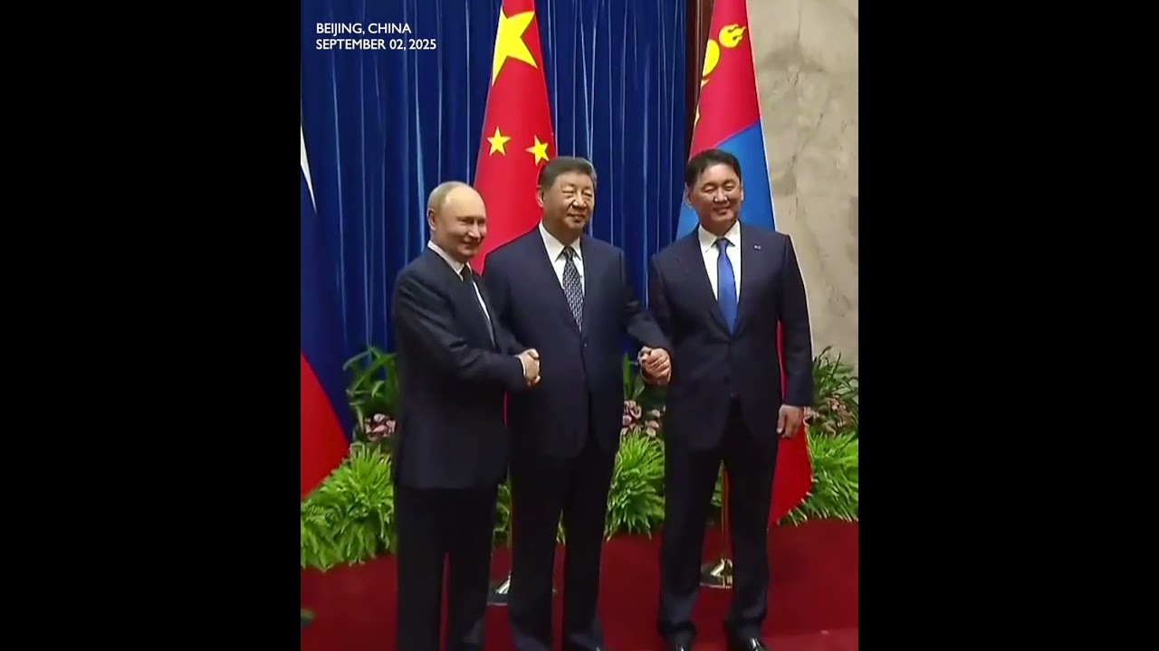 Xi proposes Russia-China-Mongolia handshakes ahead of trilateral meeting in Beijing