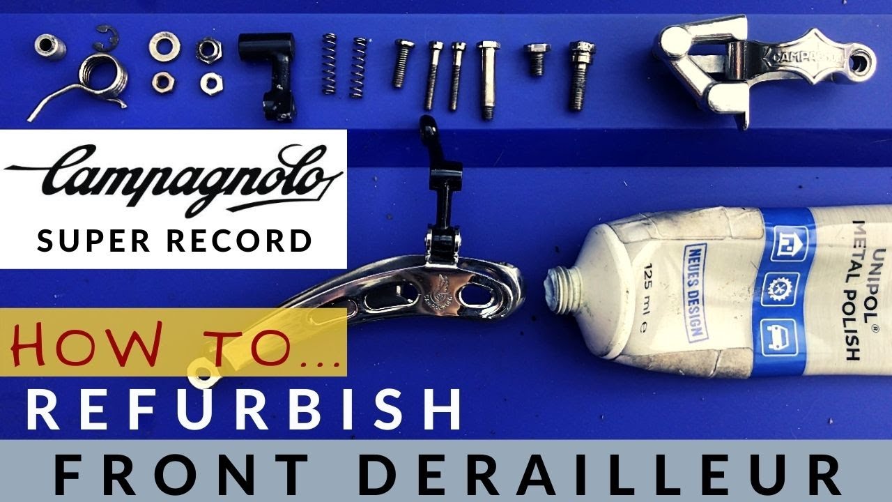 CAMPAGNOLO SUPER RECORD: How to disassemble, grease & assemble a front derailleur