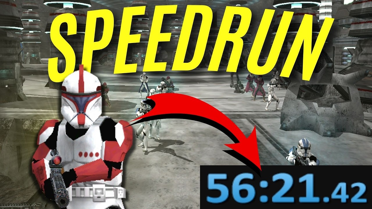Pr&oacute;bowałem speedrunować Star Wars Battlefront 2 Classic (2005)