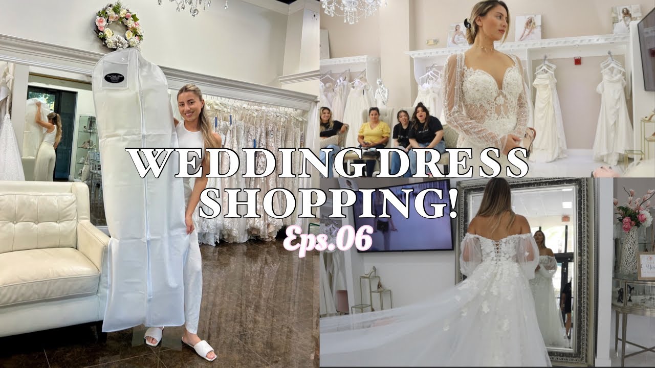 🤍WEDDING DRESS SHOPPING in MIAMI🤍 (my wedding dress reveal!!!!)