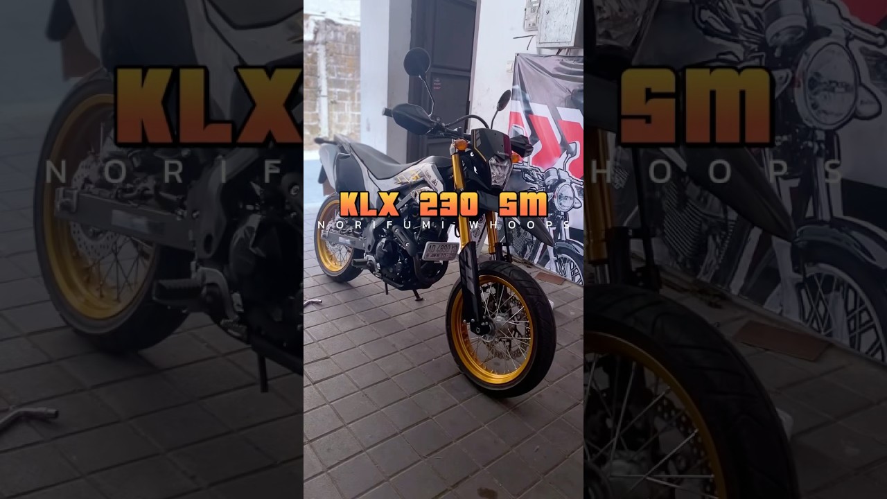 MORIFUMI WHOOPS KLX230 EXHAUST #trailklx #crftrail #crfsupermoto #crf150supermoto #norifumi