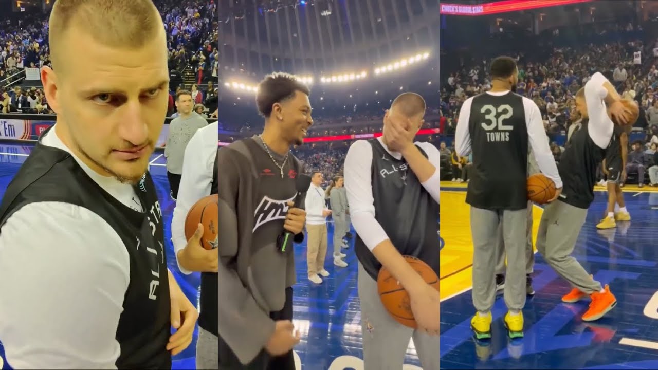 Nikola Jokic HILARIOUS moments at All-Star day as he trolls everyone 😂