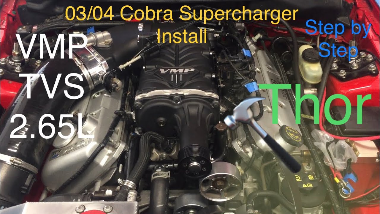 03/04 Cobra Supercharger Install VMP TVS 2.65 