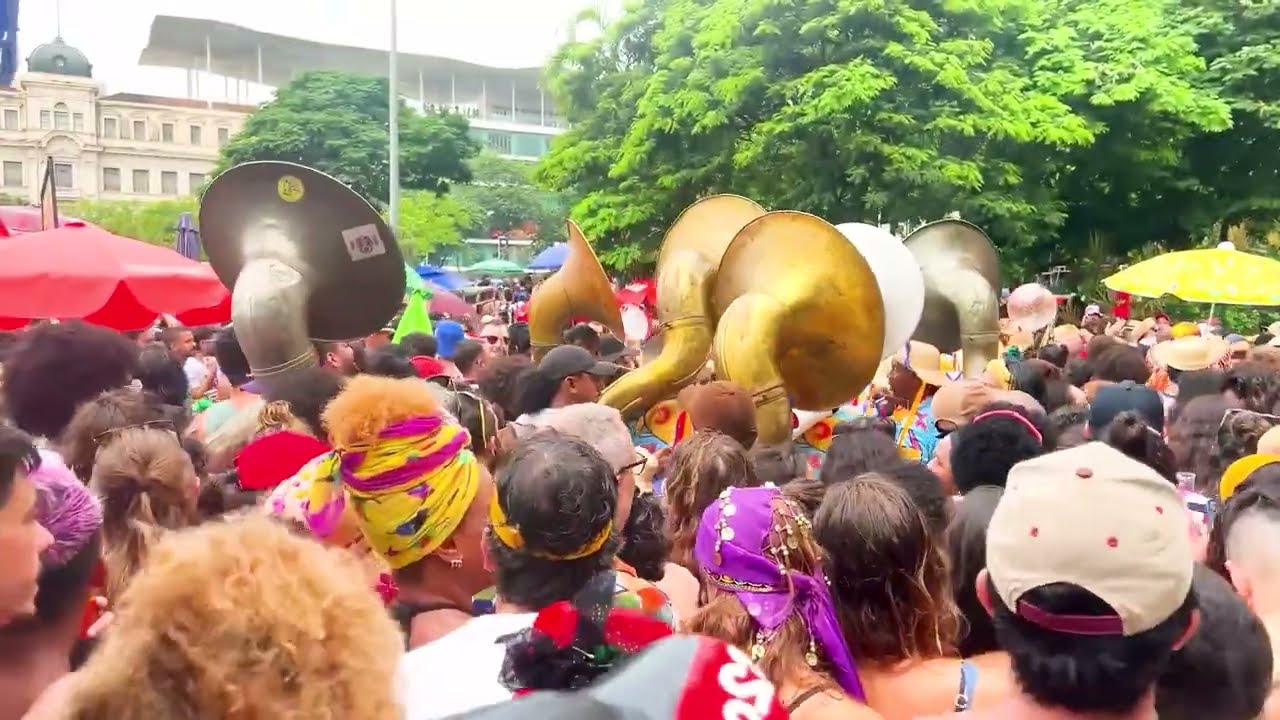 RIO CARNIVAL BEACH WALK 🔥 Brazil Carnival in Rio de Janeiro with Massive Crowd Energy 4K