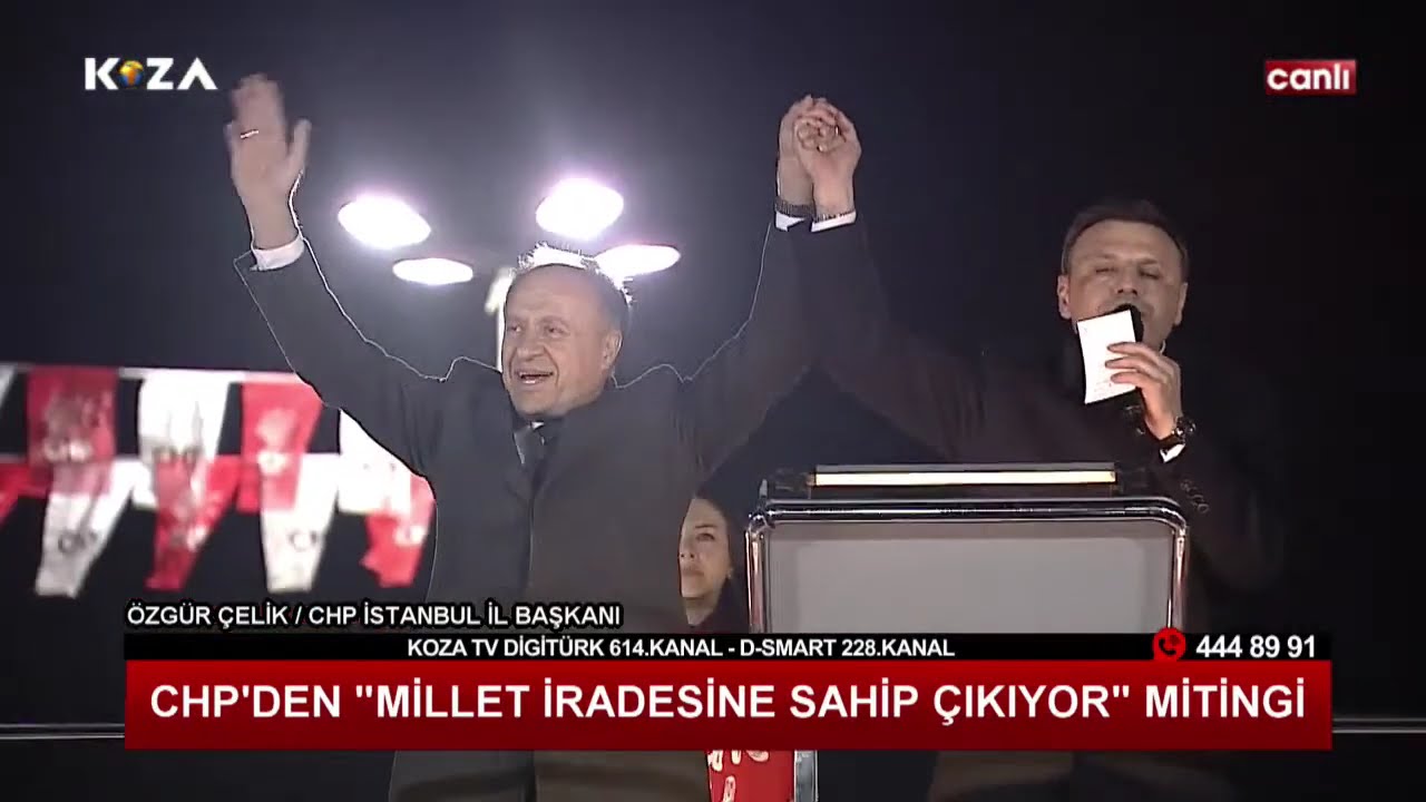 CHP'den Millet İradesine Sahip Çıkıyor Mitingi  #CanlıYayın