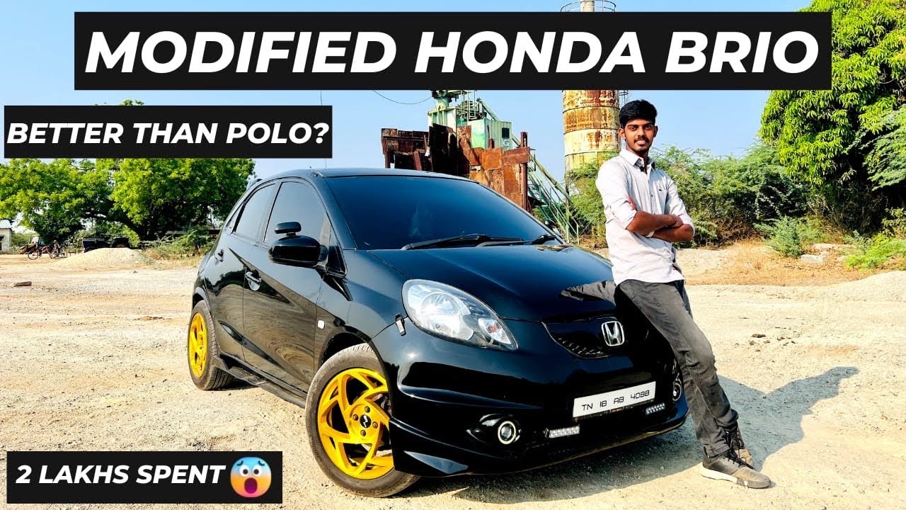 India’s Best Modified Honda Brio🔥 Better than Polo va 😱