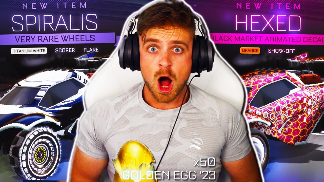 Я открыл более 50 *НОВЫХ* золотых ящиков с яйцами в Rocket League, и это было самое безумное откр...