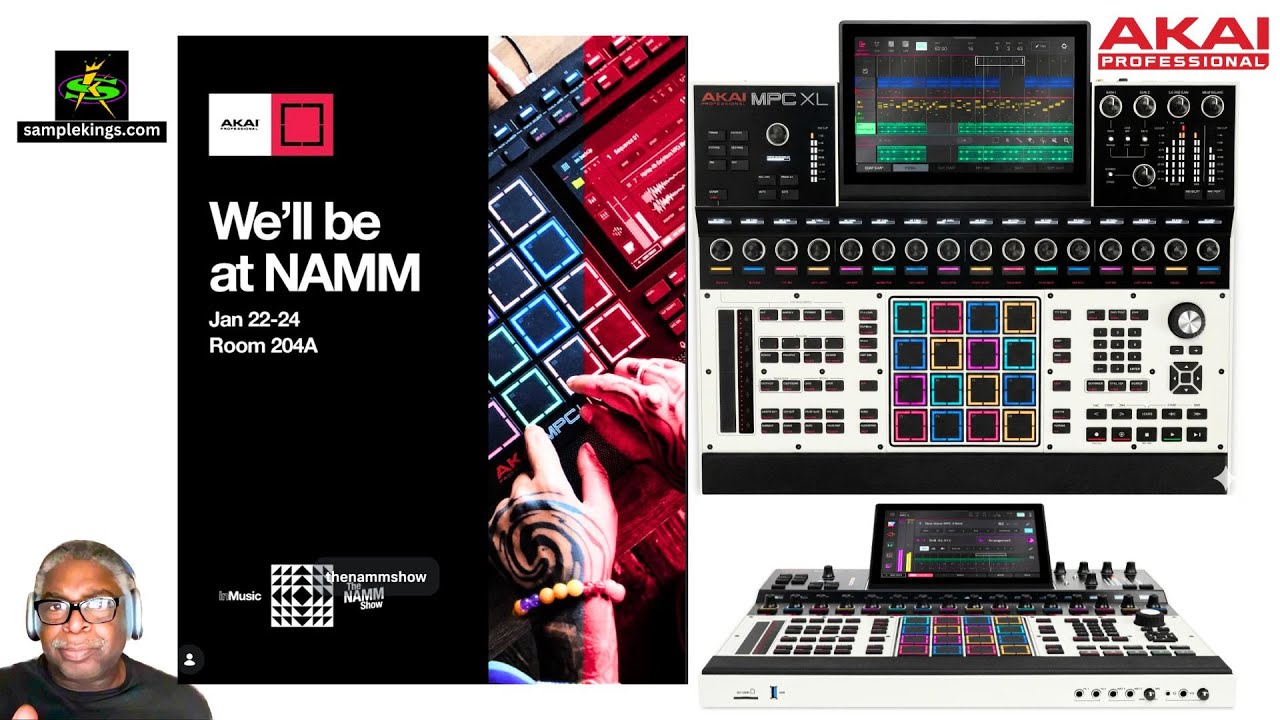 THE NEW AKAI MPC XL at NAMM RM 204A 1/20/26!