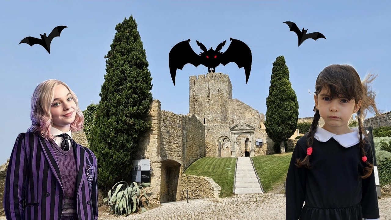 WANDINHA PROCURA POR ENID NO CASTELO DE VERDADE 🤣🤣🤣
