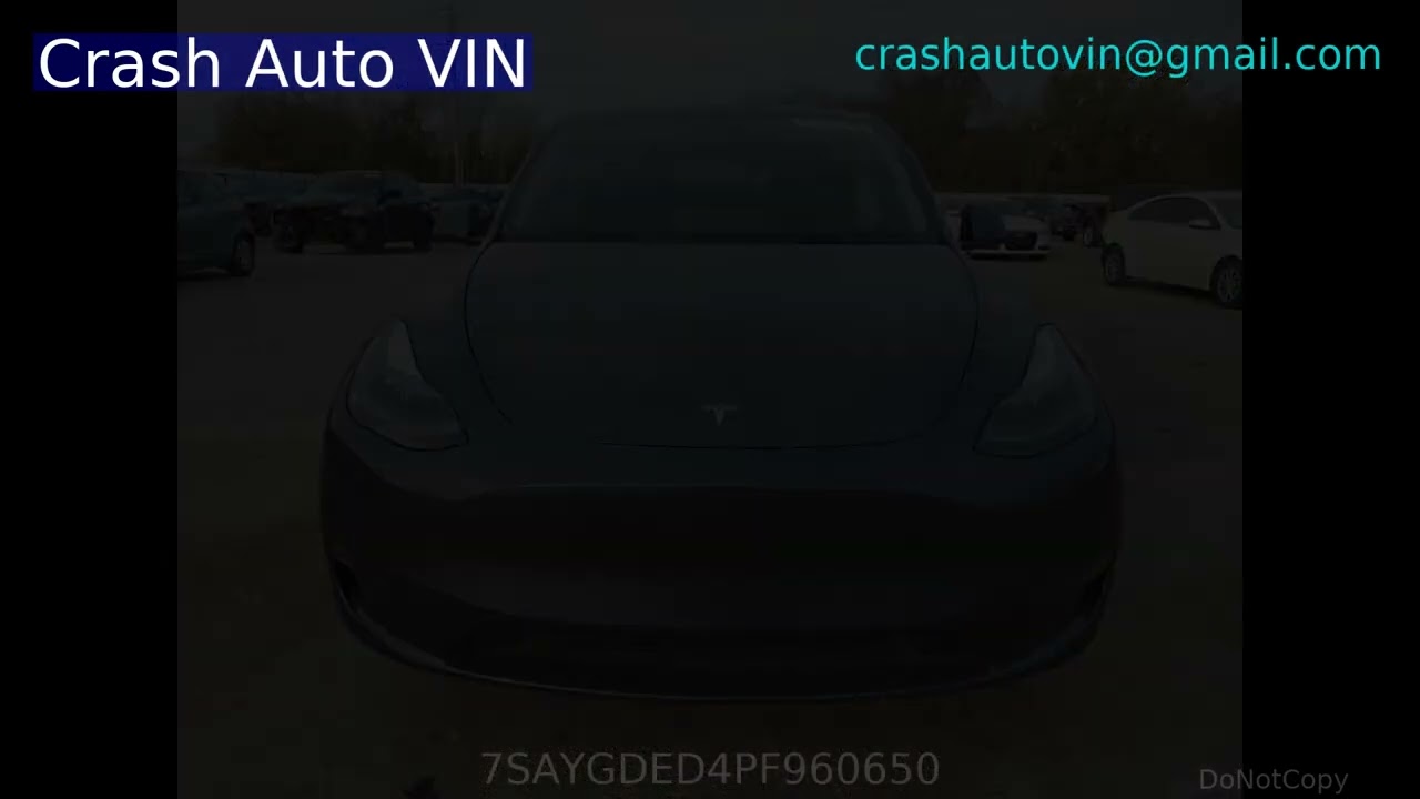 7SAYGDED4PF960650 Tesla 2023 MODEL Y