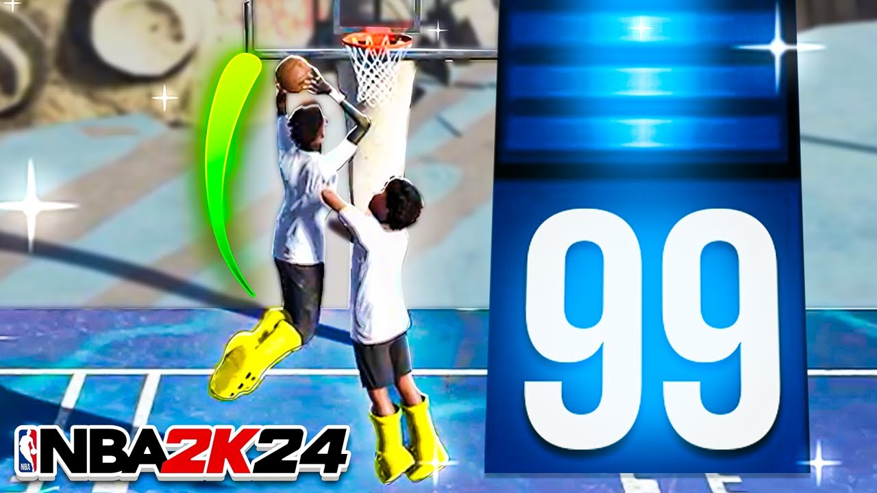 The POWER of a 99 DRIVING DUNK RATING in NBA 2K24…