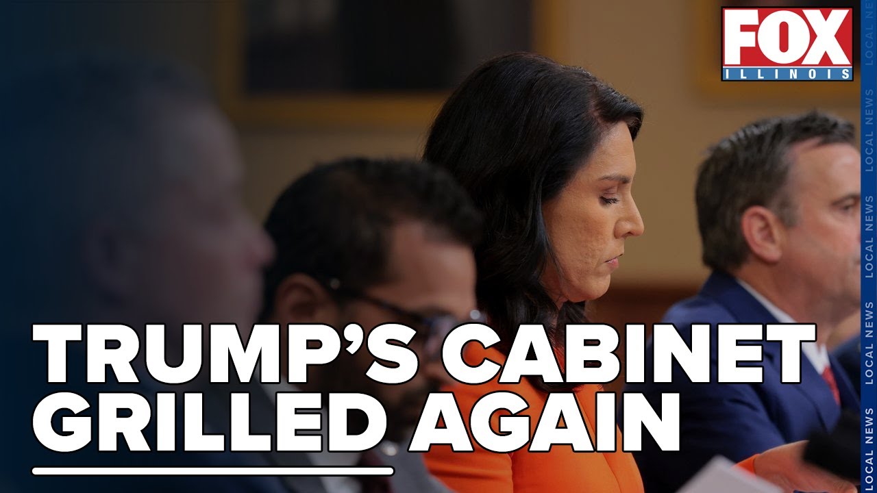 Trump administration intelligence officials face another grilling by Congress over chats leak