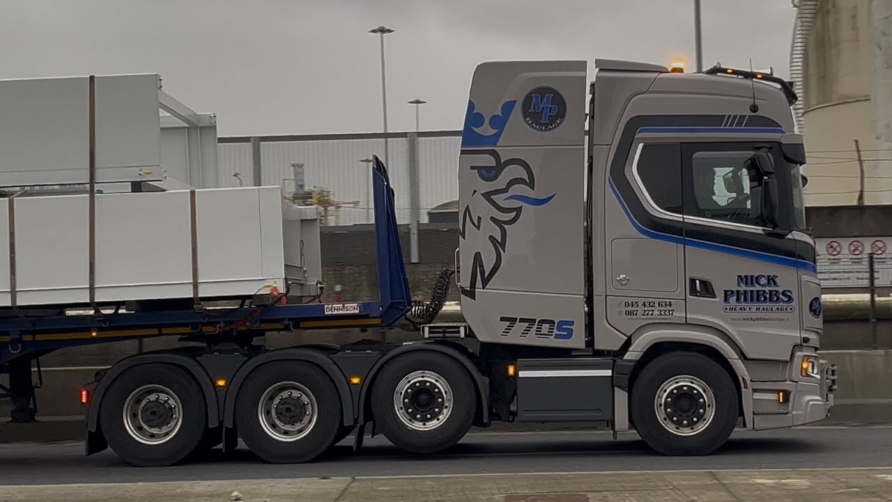 Truck Spotting in Ireland - November 2025 at Dublin Port 