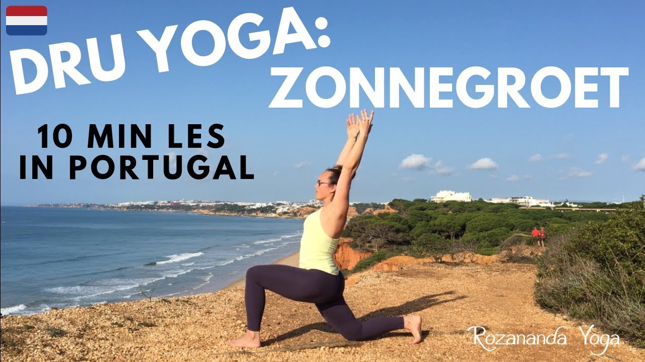 Dru Yoga Zonnegroet - 10 min les - Surya Namaskar - Nederlands - Yoga with Roos