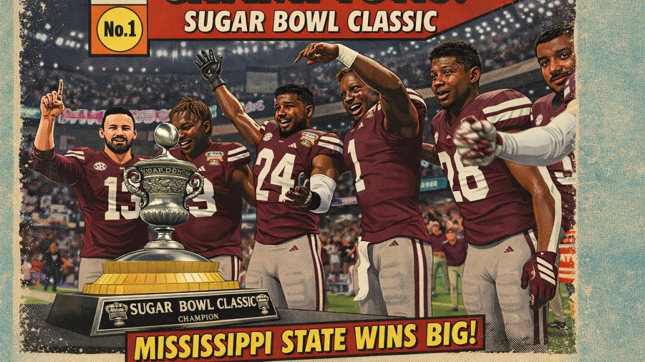 2028 Mississippi State Bulldogs NFL Stars Dynasty Rebuild vs Michigan (13-0) Sugar Bowl 