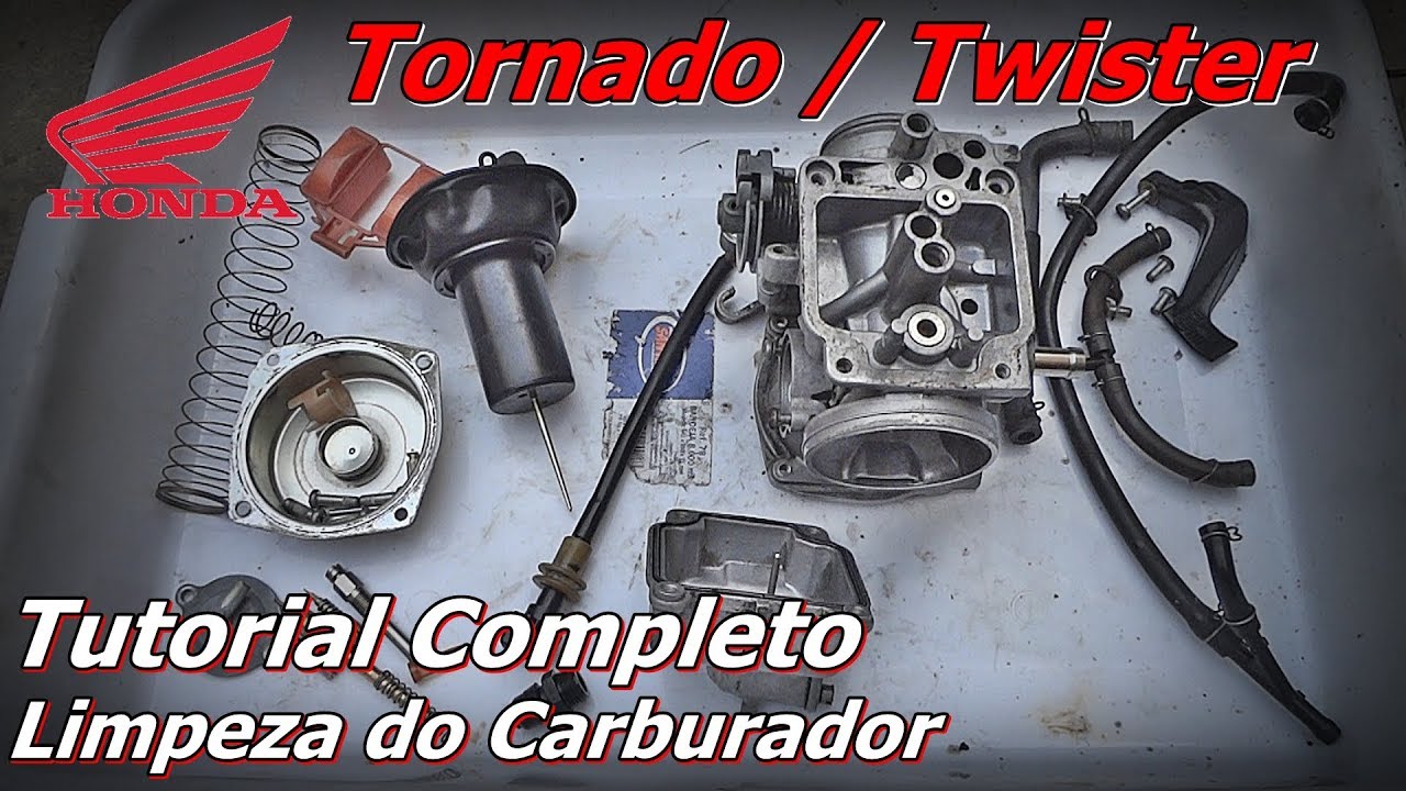 Limpeza Carburador Tornado - Limpeza Carburador Twister - Limpeza Carburador de Moto - FVM