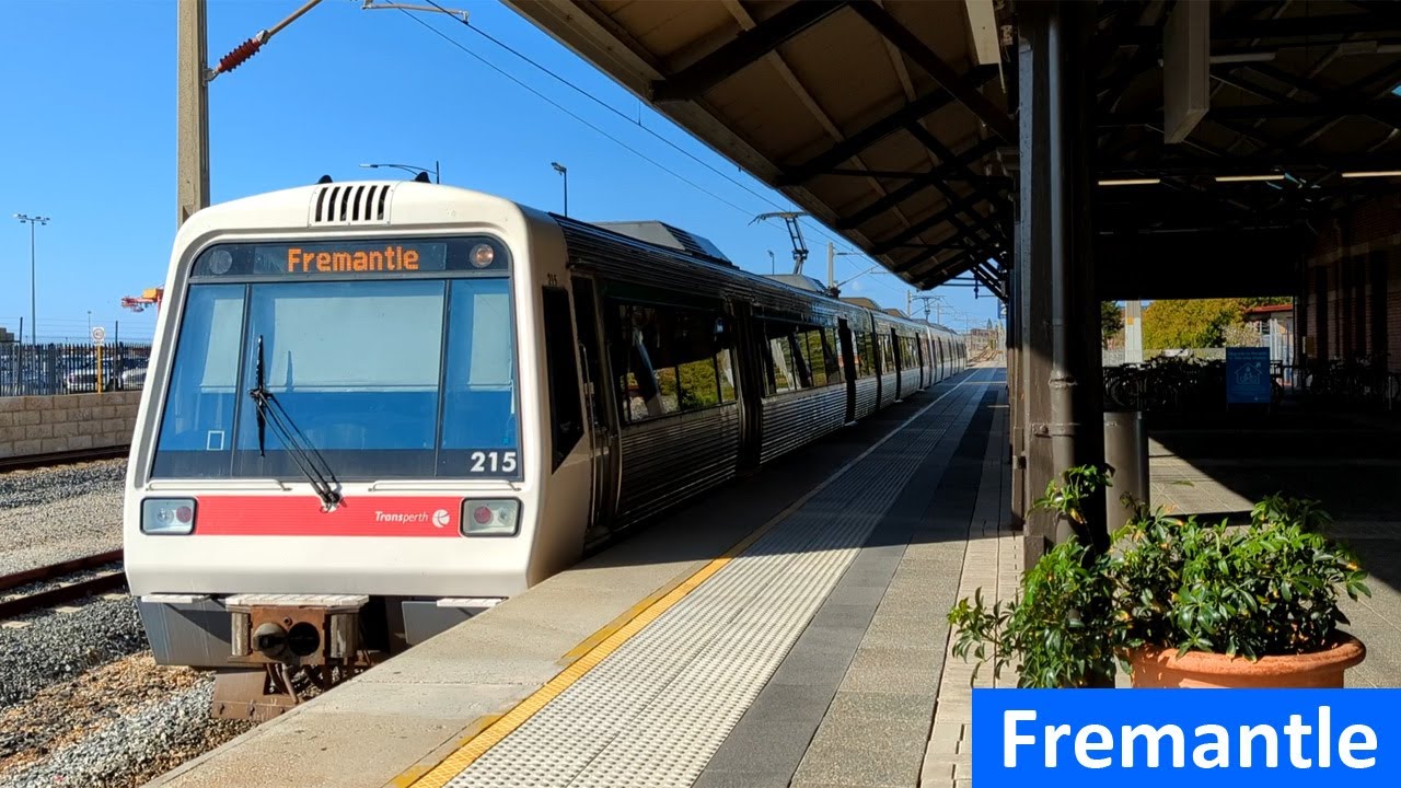 Trains in Fremantle - Transperth