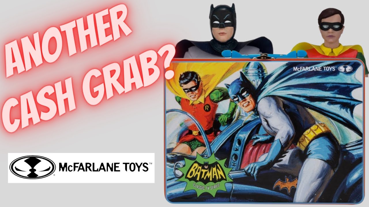 McFARLANE NYCC EXCLUSIVE BATMAN '66 FIGURES & LUNCHBOX - A CASH GRAB? - FULL REVIEW