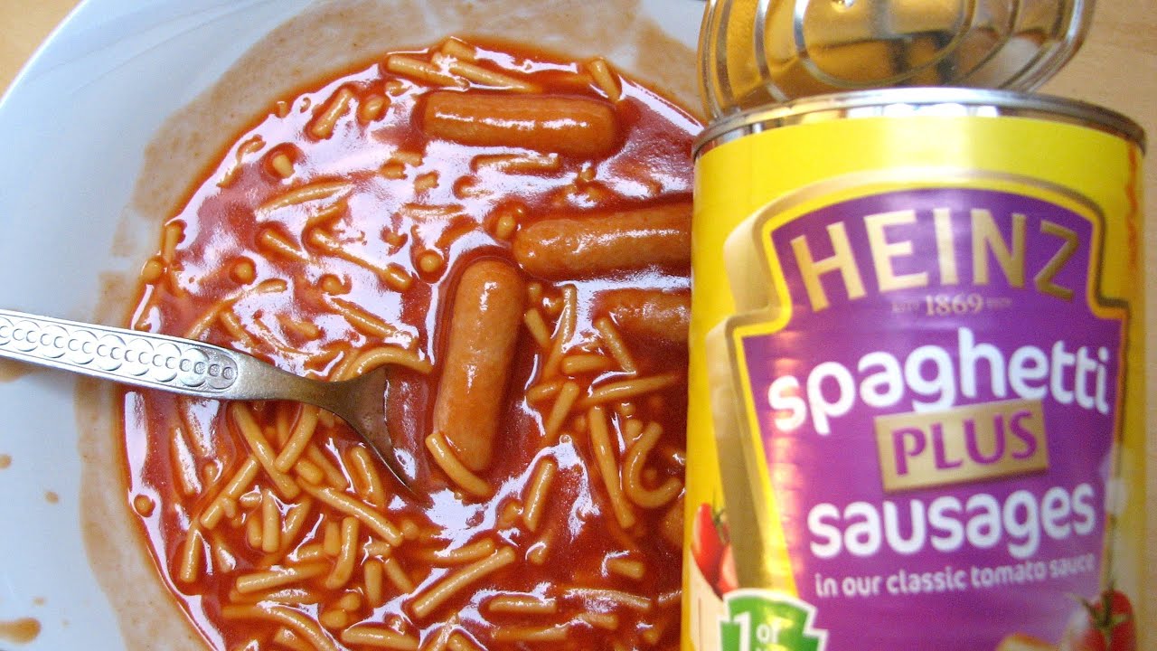 Heinz Spaghetti plus Sausages