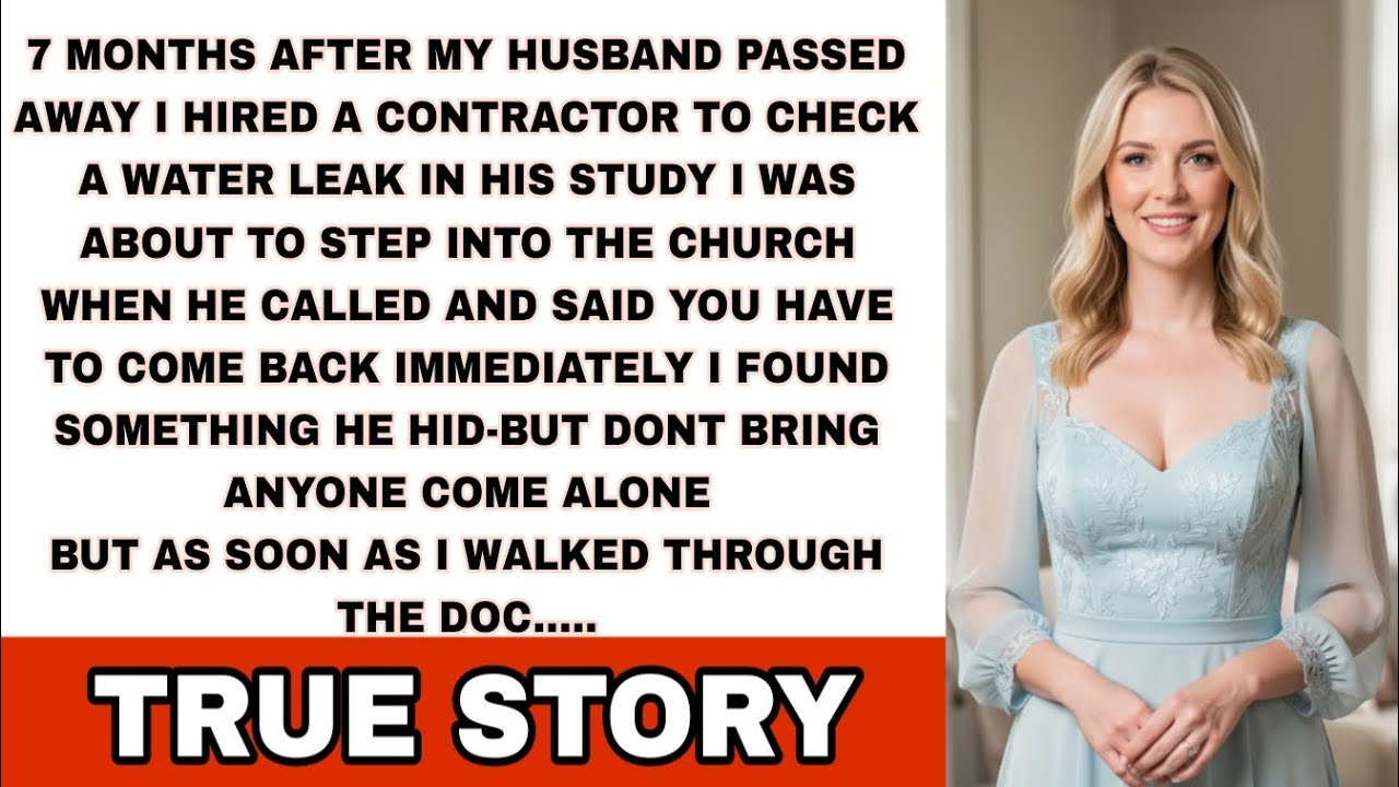 Months After My Husband’s Death… The Contractor Found What He Was Hiding