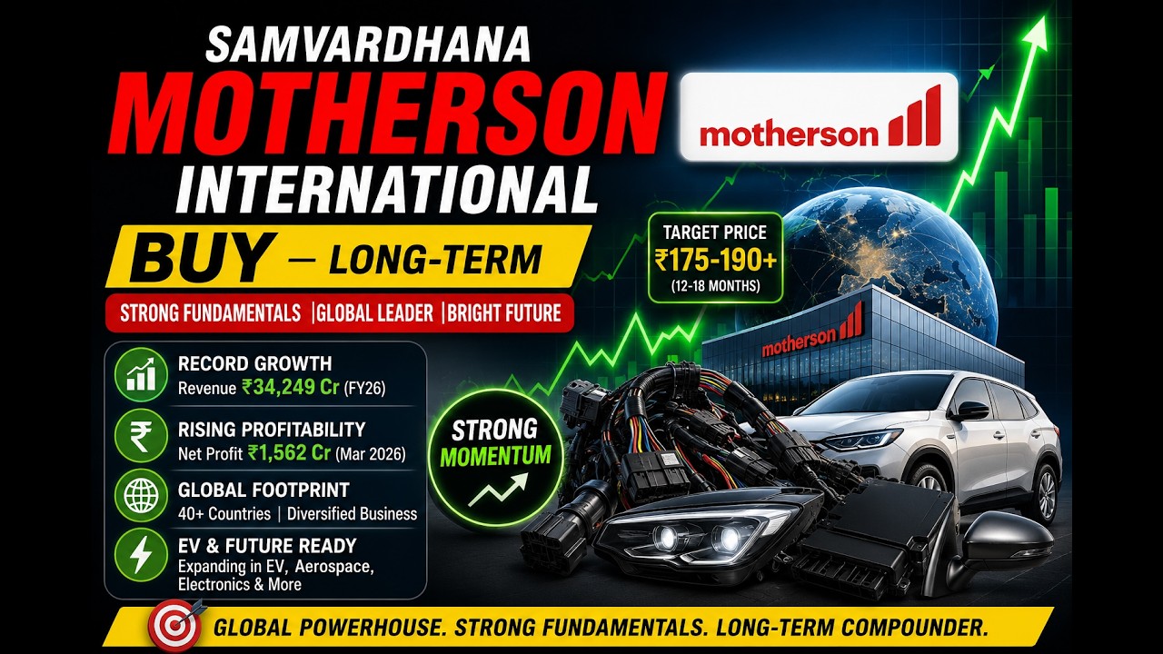 🚀 MOTHERSON Stock Analysis 2026 | Buy, Hold or Sell? | Target ₹220+ | Long Term Multibagger?