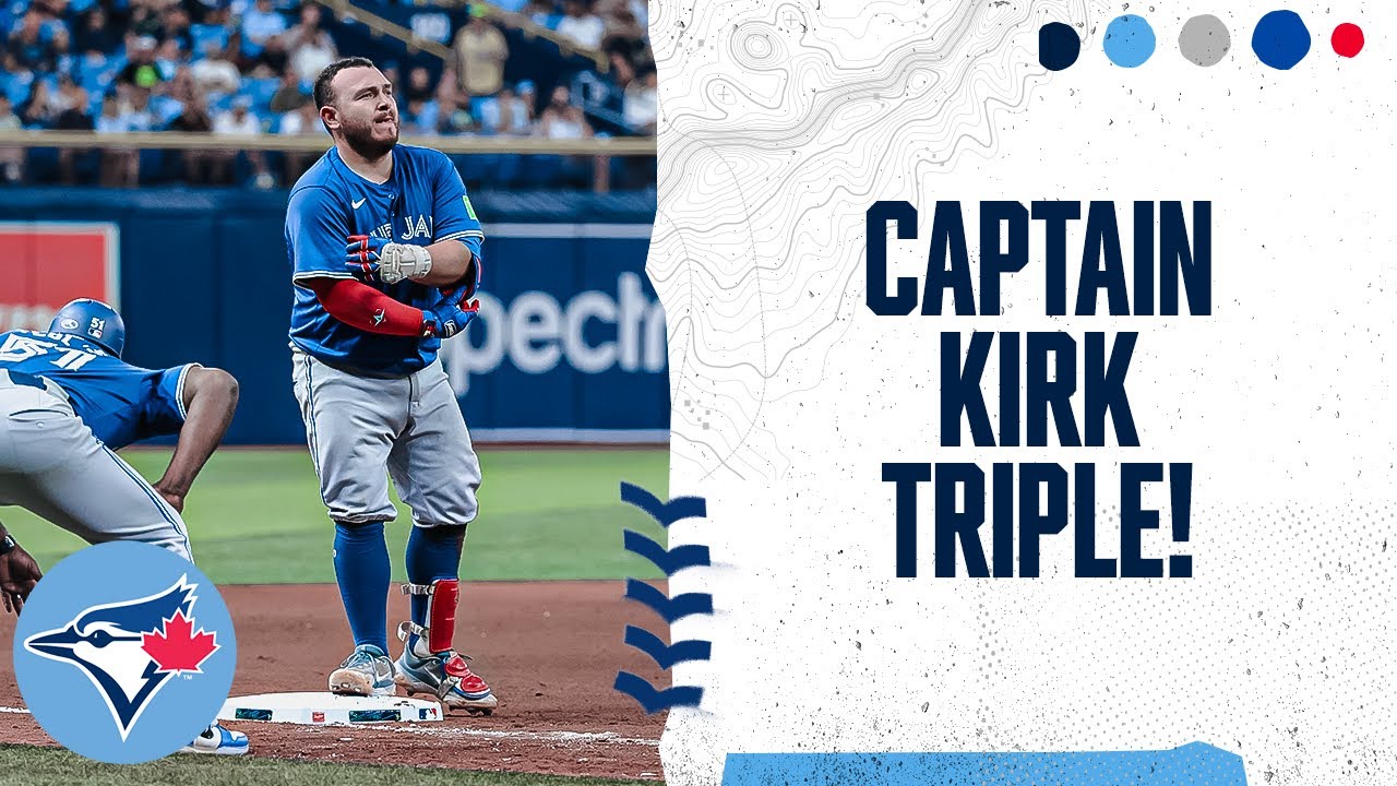 Alejandro Kirk hits his FIRST career TRIPLE!