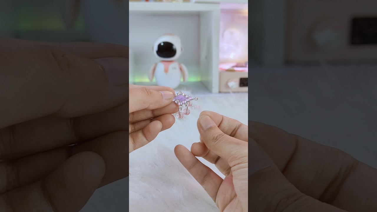 Diy Earrings💜🌷✨ *EID SPECIAL* | #shorts #diy #handmade #craft #viral #trending #art #eid