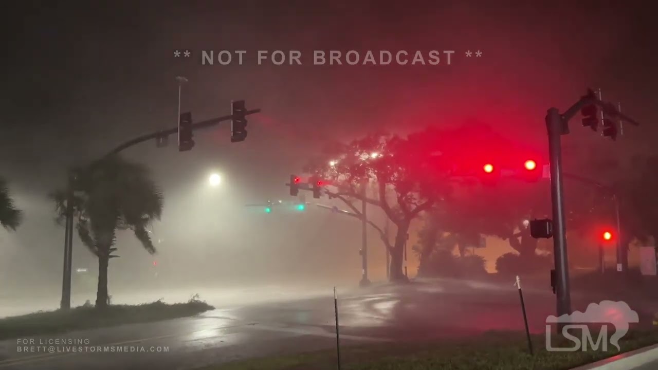 09-11-2024 Biloxi, MS - Waves Crashing, TS Winds, and Surge