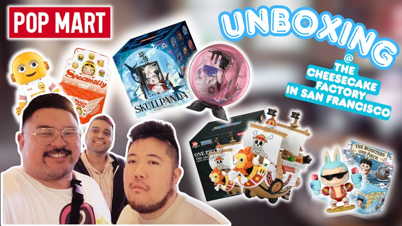 UNBOXING A MINI POPMART HAUL IN SF - PINK GATE BEGINS!