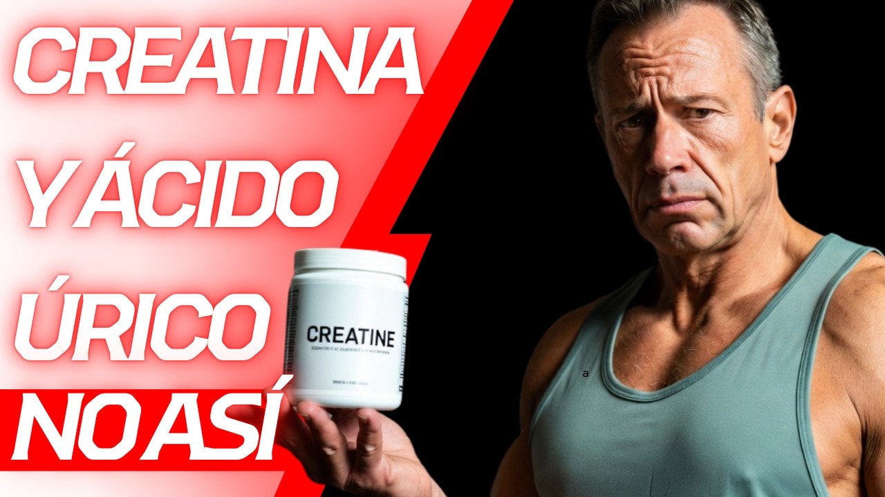 ¿La creatina aumenta el ácido úrico? La verdad para mayores de 50