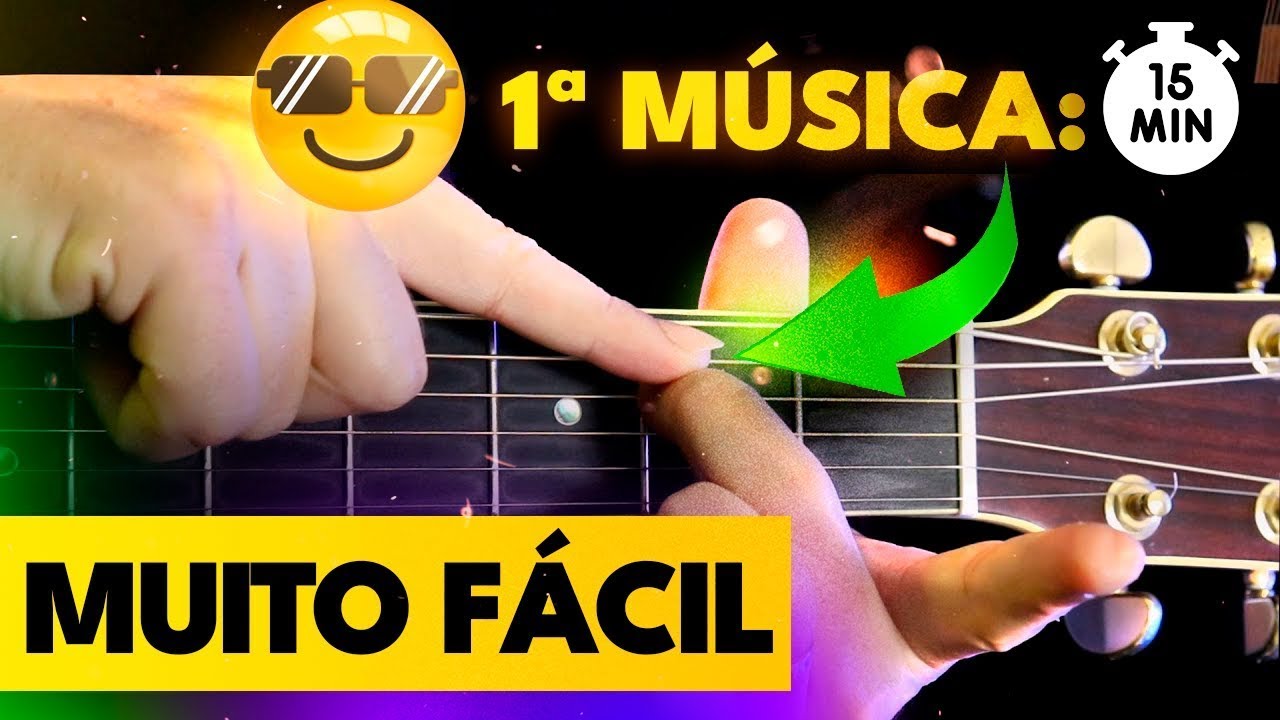 ✅ Aula de Violão: Toque sua PRIMEIRA MÚSICA com apenas 3 ACORDES 😱 MUITO FÁCIL 😎 [100% GARANTIDO]