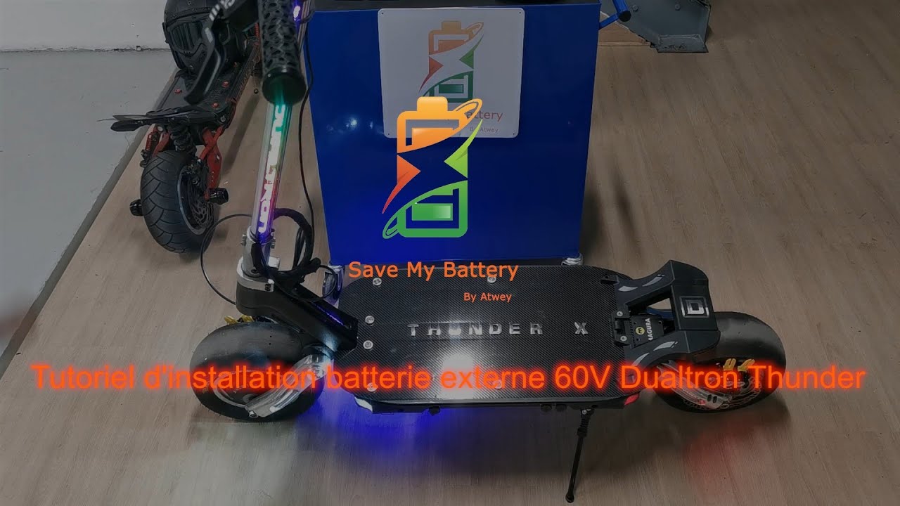 [Tuto] Installation batterie externe 60V sur Dualtron Thunder.