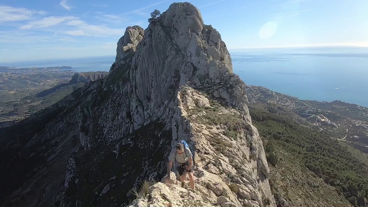 Traversing the Bernia Ridge