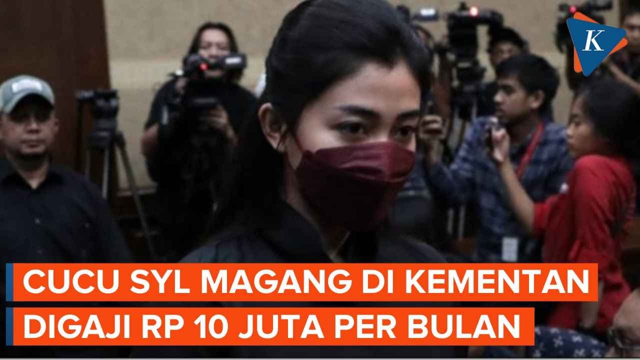 [FULL] Kesaksian Cucu SYL, Dapat Honor Kementan Rp 10 Juta Per Bulan, Bantah Skincare Dibayari