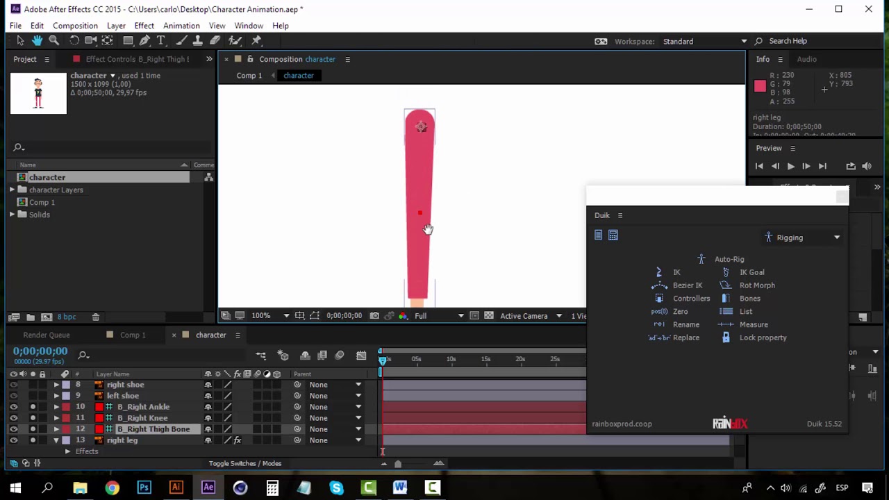 05/19 Duik plugin &mdash; Motion Graphics: After Effects from Scratch III_ENG