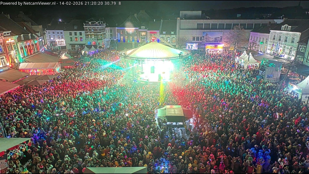 Carnaval 2026 Markt Sittard  (Limburg) - Timelapse