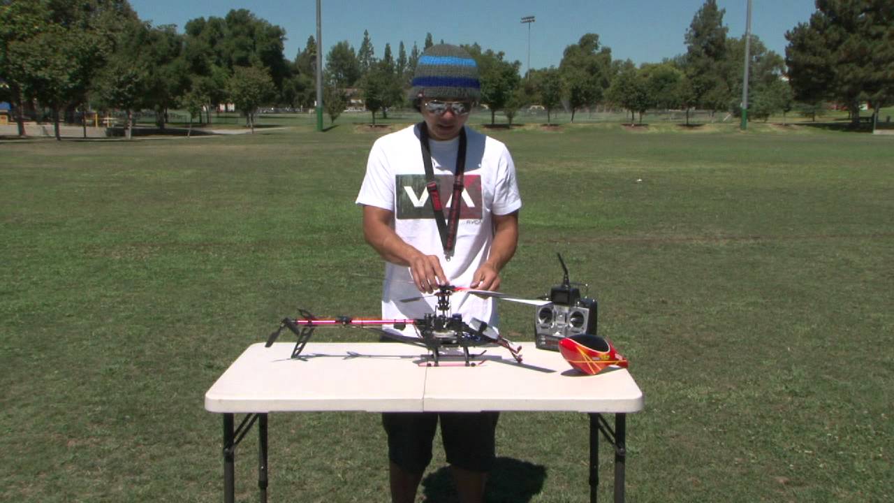 FALCON 450 RC Helicopter with Crash! Flight REVIEW in HD!