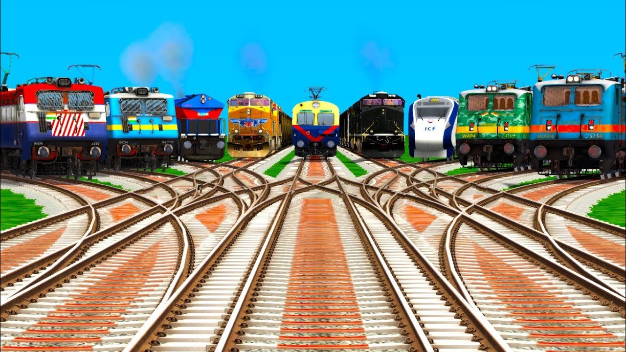 All Trains Run from xx Branched Amtkar Railroad Crossing tracks ll Crazy train crossing 2026-27