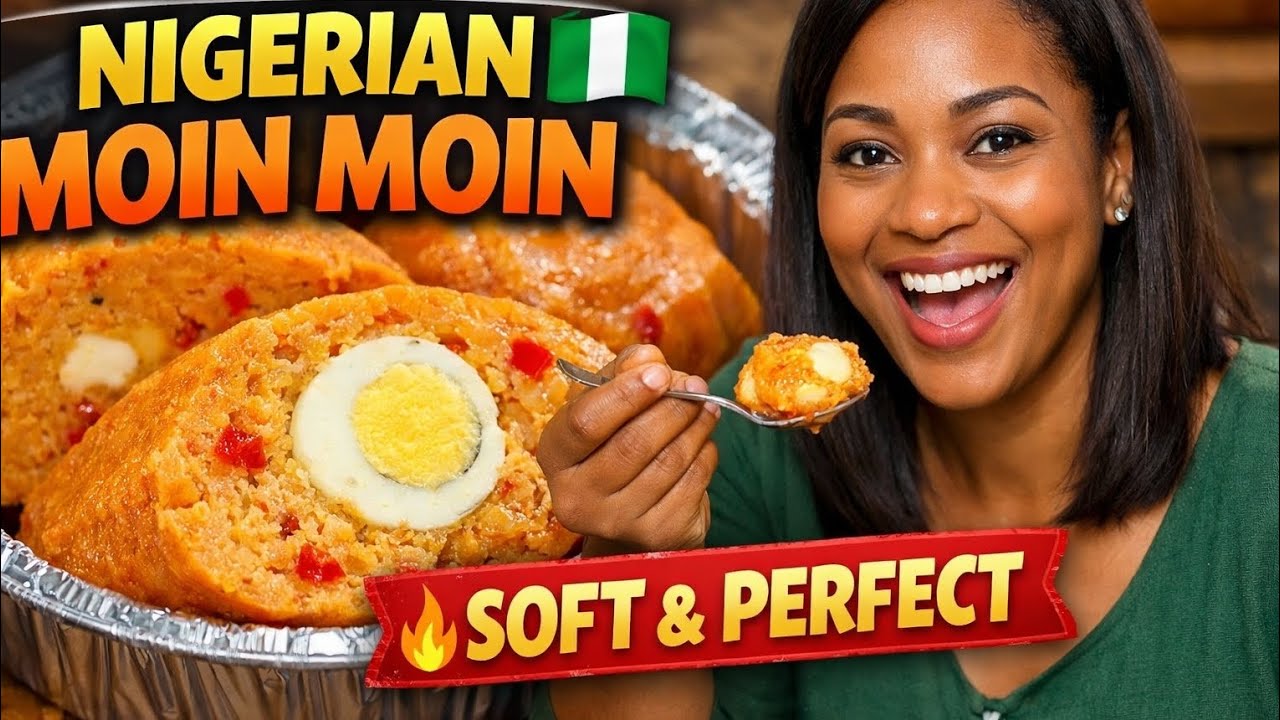 How To Make Soft & Perfect Moin Moin | Easy Nigerian Recipe #nigerianrecipes #foodvlog 