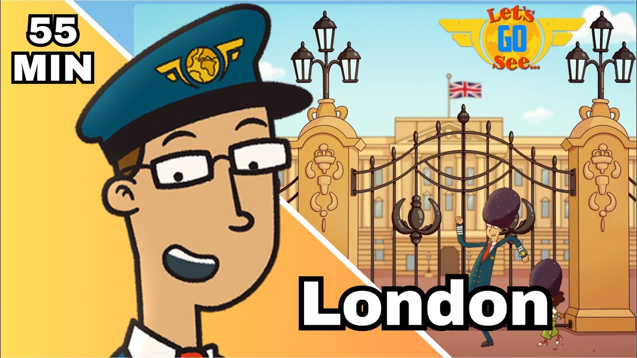 Pilots Life for Kids ✈️ | A Day in London | Kids Travel Adventure & Education | Let's Go See