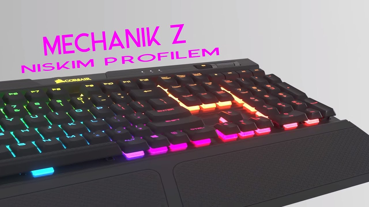 Corsair K70 Rapidfire MK 2 🖮- Mechanik Low Profile / Recenzja 4K