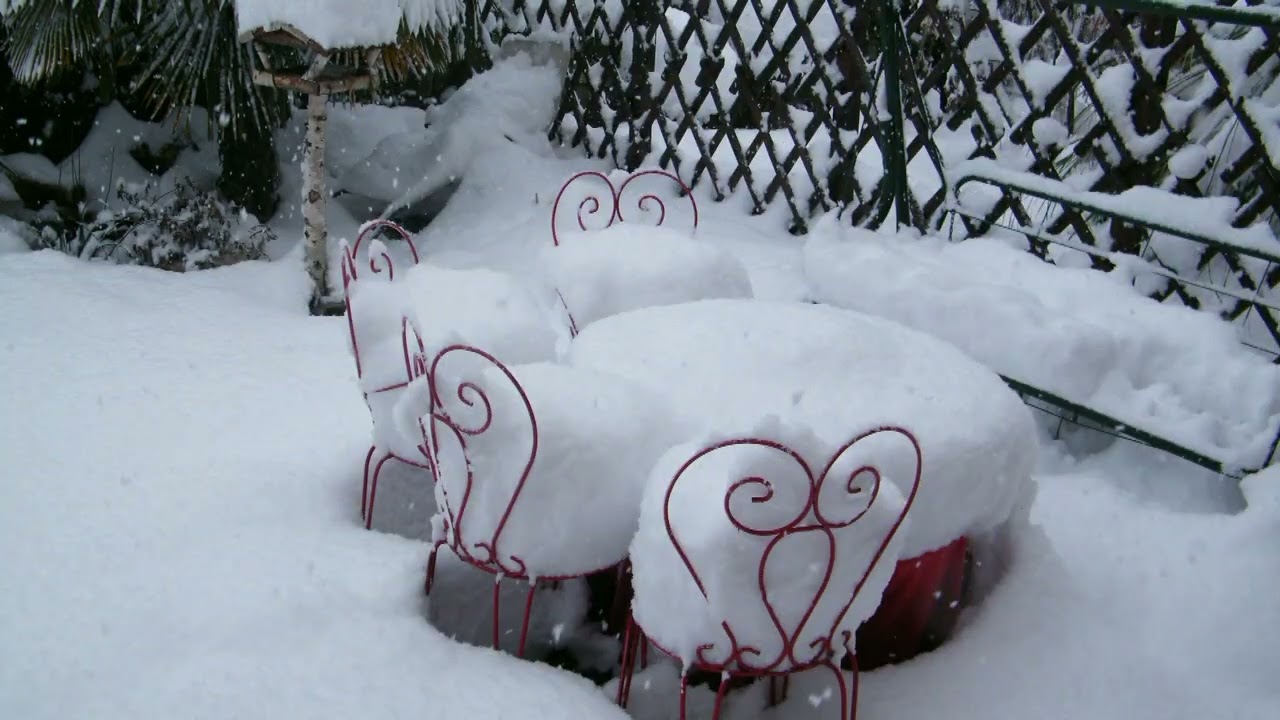 en 2009, il a neigé à St Paul le Jeune...3