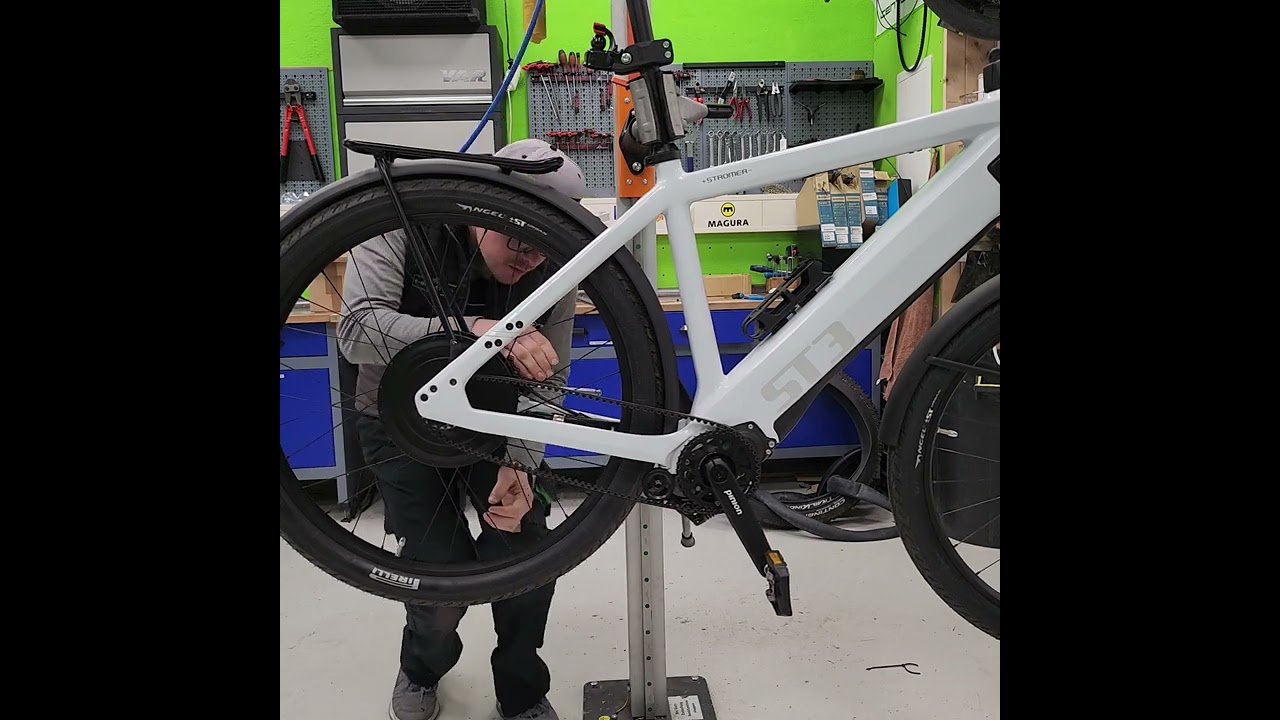Stromer ST3 Pinion Hinterrad demontieren.