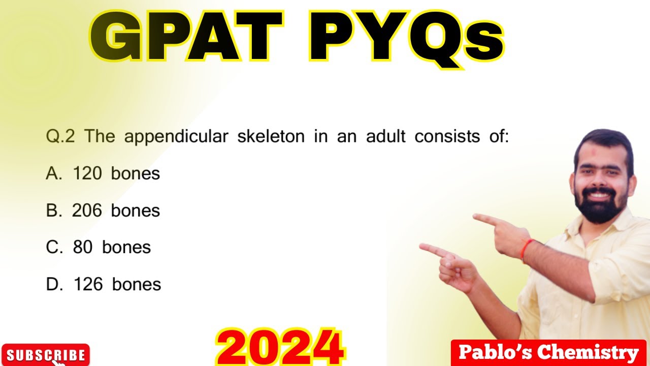 The appendicular skeleton in an adult consists of:A. 120 bonesB. 206 bonesC. 80 bones D. 126 bones