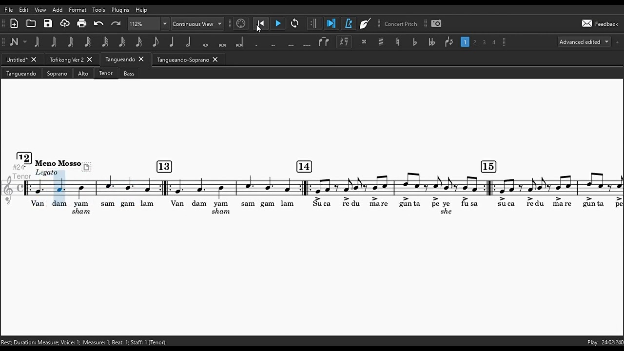 Tangueando Tenor