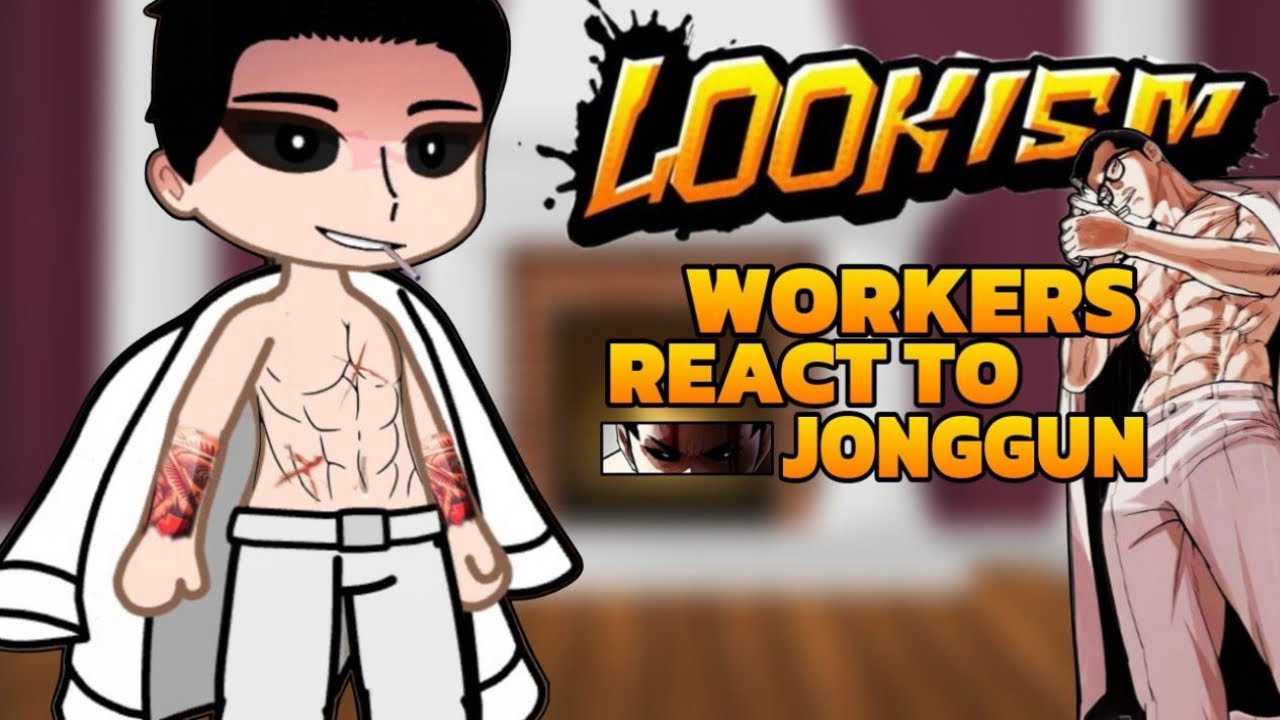 Workers react to hunt for Gun | part 1/? | Lookism