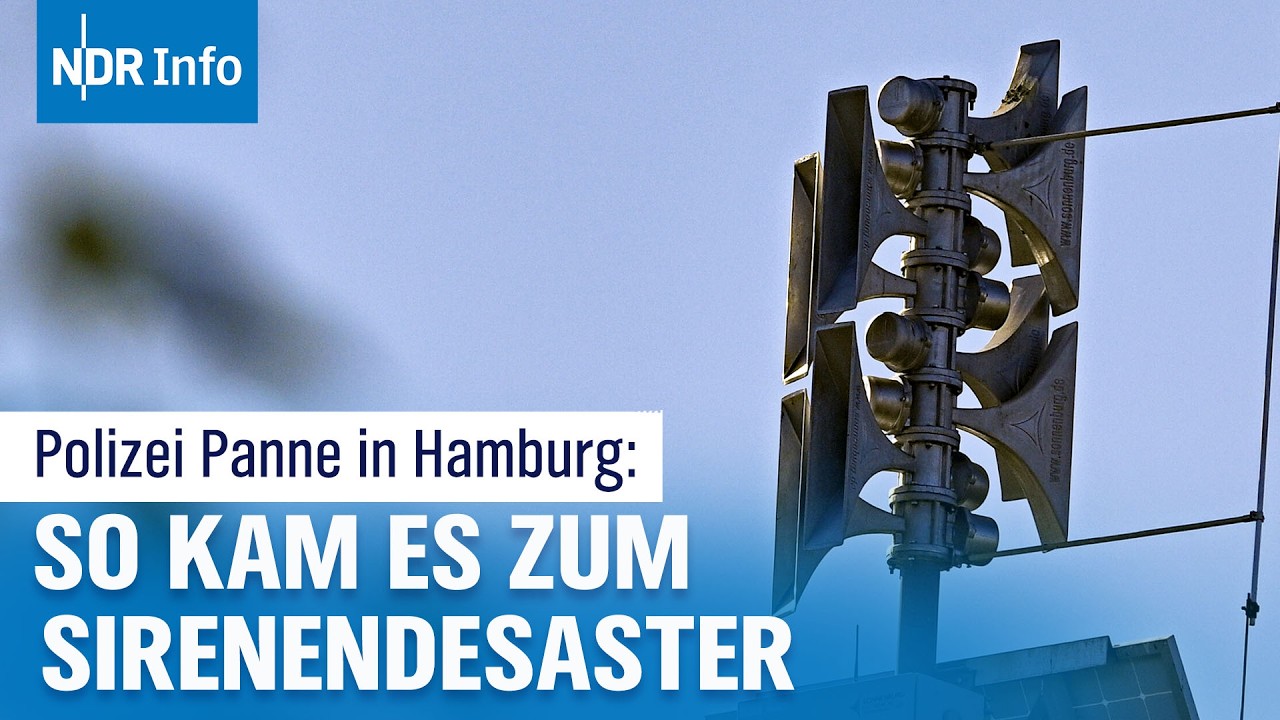 Plötzlich Sirenen-Chaos in ganz Hamburg – was lief da schief? | NDR Info